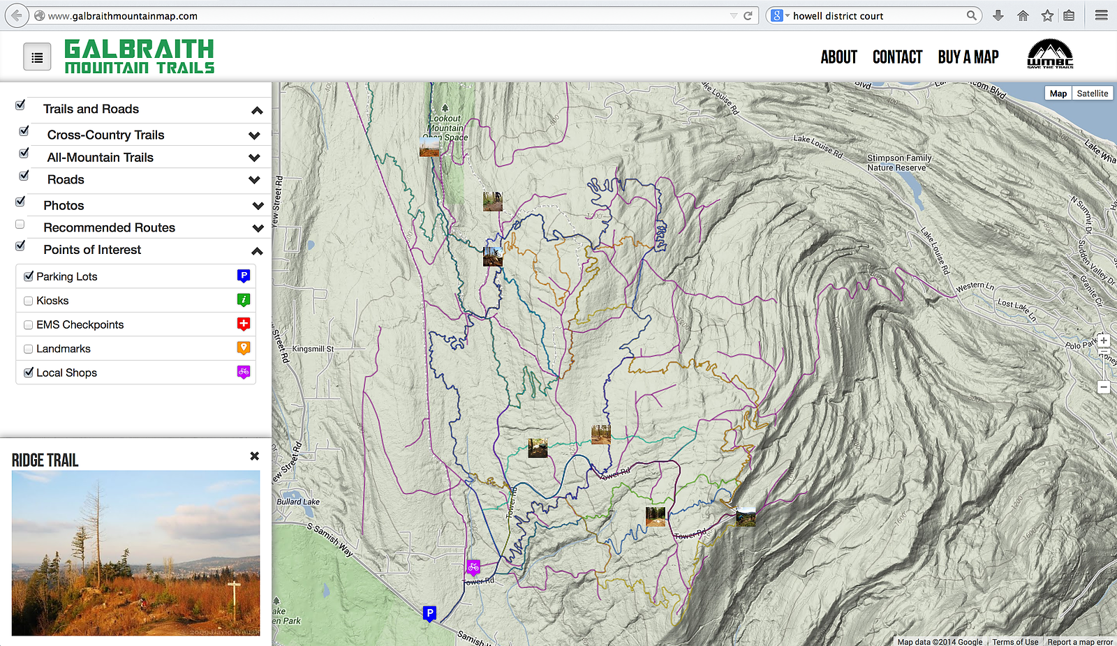 Galbraith discount mtb trails